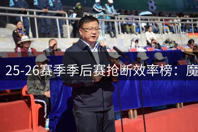 25-26赛季季后赛抢断效率榜：魔术前锋瓦格纳领跑